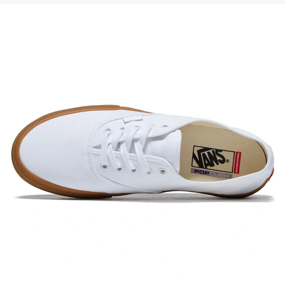 Vans skate authentic shoes white size U.S. men’s 10 - Picture 1 of 13